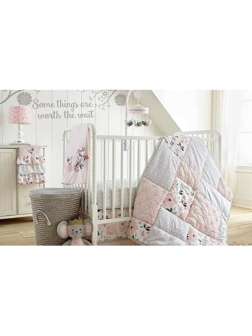 Levtex Elise baby crib comforter set 5 Pc
